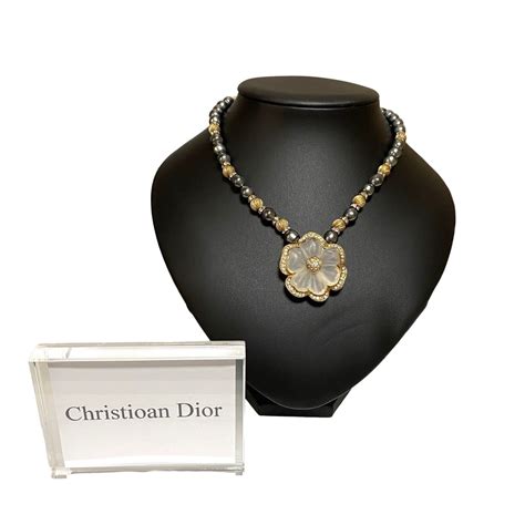 dior mexklace|genuine christian dior necklace.